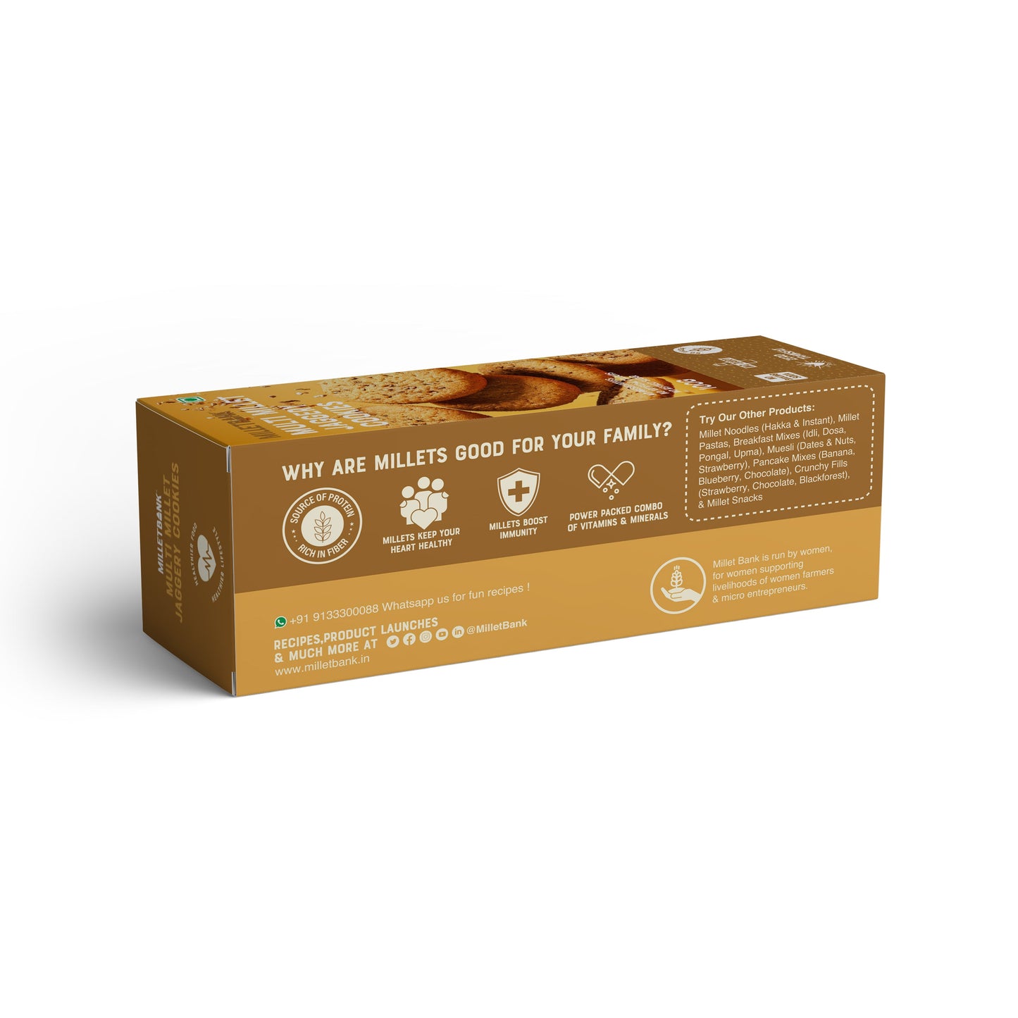 Multimillet Jaggery Cookies