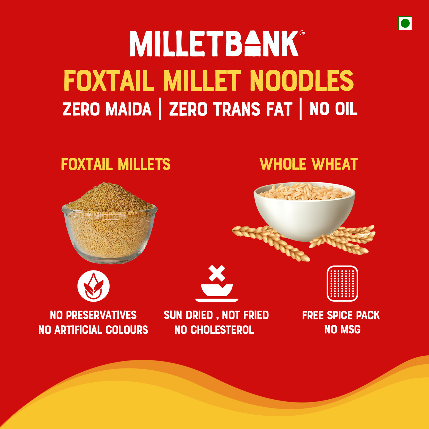 Foxtail Millet Hakka Noodles