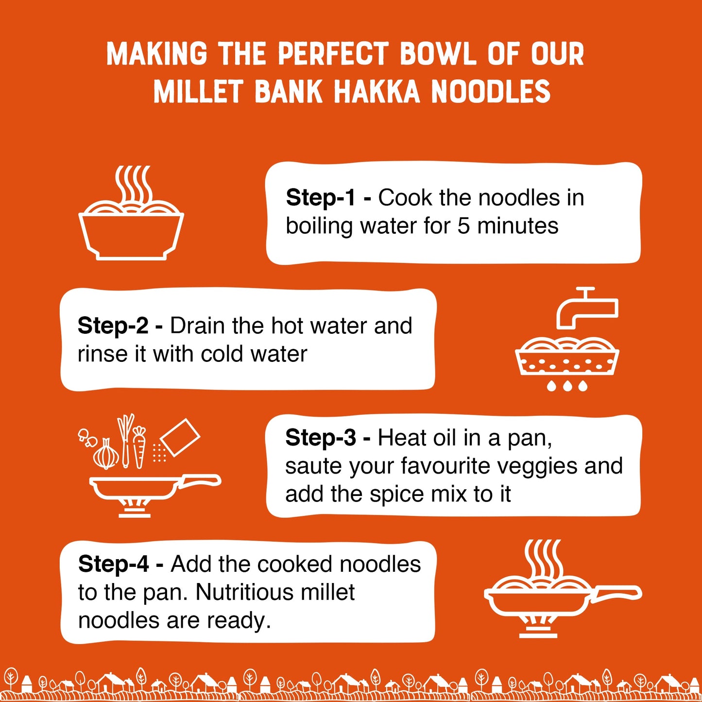 Pearl Millet Hakka Noodles