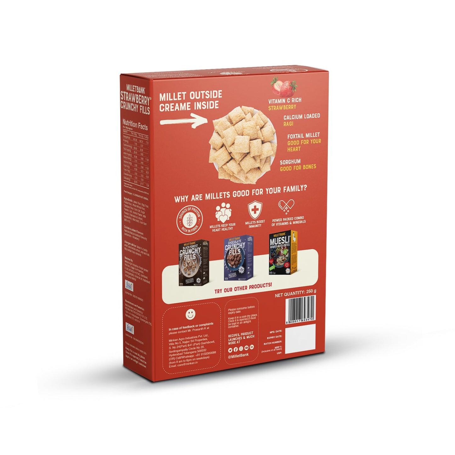 Millet Strawberry Fills